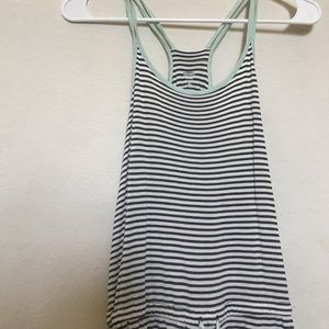 Old Navy, black and white striped kids romper